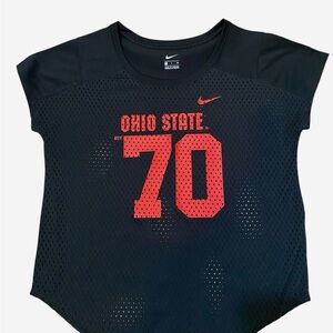 Nike Ohio State Buckeyes Net Screen Print #70 Jersey Size Small